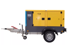 Generátor Atlas Copco QAS 45 Kd vč. silničního podvozku
